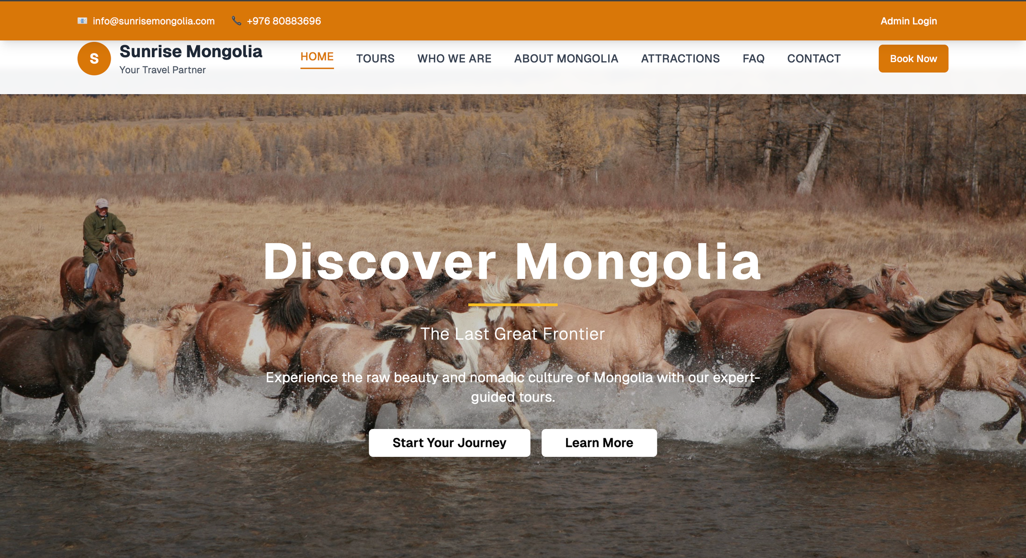 Sunrise Mongolia – Tours & Experiences